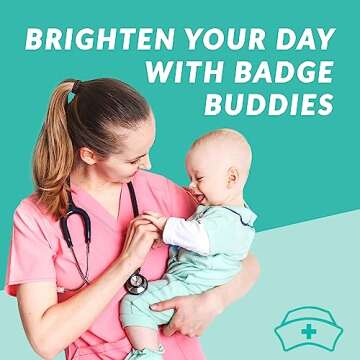 Nurseology Nurse Badge Reel Retractable – Nursing Name Badge Holder – Felt Badge Reel for Nurses, Students & Teachers – Cute Badge Reels for Nurses – Alligator Clip (Girl Bandaid)