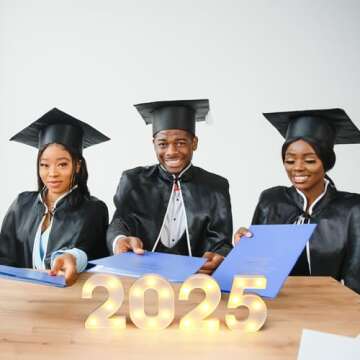 Mudder LED 2025 Light Up Numbers for Celebrations