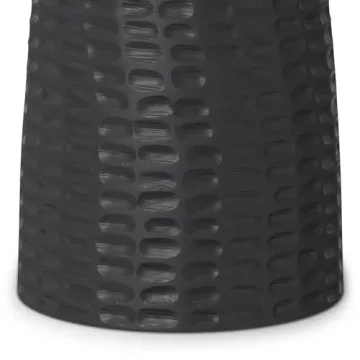 SIMPLIHOME Boyd Solid Mango Wood Accent Table in Black