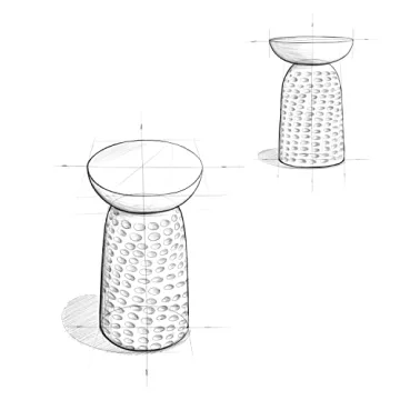 SIMPLIHOME Boyd Solid Mango Wood Accent Table in Black