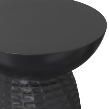 SIMPLIHOME Boyd Solid Mango Wood Accent Table in Black