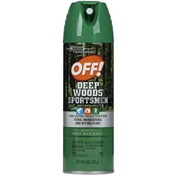 OFF! Deep Woods Sportsmen Insect Repellent Aerosol, 6 Ounce (Pack of 3)