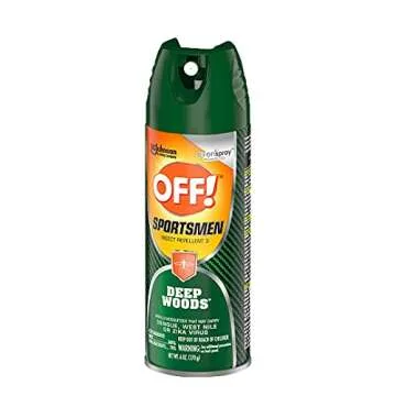 OFF! Deep Woods Sportsmen Insect Repellent Aerosol, 6 Ounce (Pack of 3)