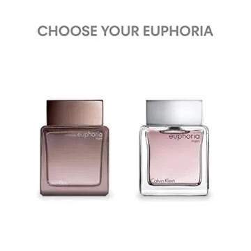 Calvin Klein Euphoria Eau de Toilette – Chypre Men's Cologne – With Notes of Ginger, Black Basil, Patchouli & Amber – Luxury Perfumes for Men – Long Lasting Fragrance