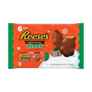 REESE'S Christmas Peanut Butter Trees 6 Pack