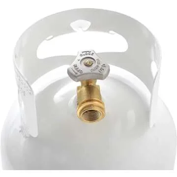 Flame King 10LB Steel Propane Tank for Grilling & Camping