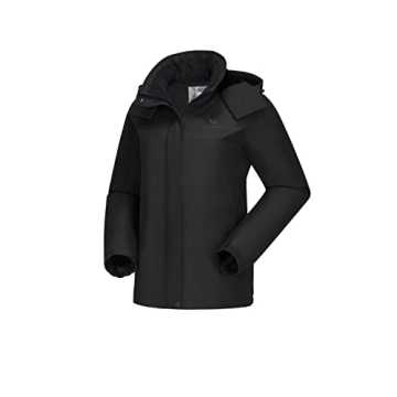 Women's Winter Ski Jacket Warm Waterproof Fleece Coat