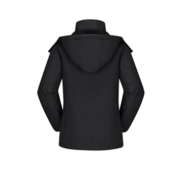 Women's Winter Ski Jacket Warm Waterproof Fleece Coat
