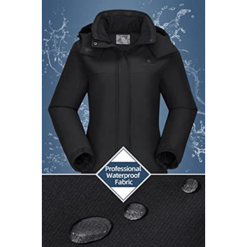 Women's Winter Ski Jacket Warm Waterproof Fleece Coat