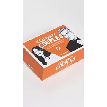 PrintWorks Women's Memory Game Celebrity Couples, Red Multi, One Size