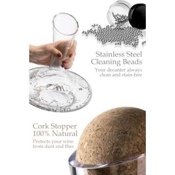 Elegant Wine Decanter & Accessories for Wine Lovers