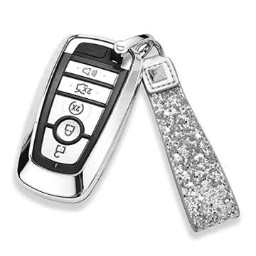 Royalfox™ Bling Key Fob Cover for Ford Models 2017-2022