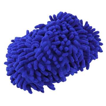 Home Mop Sweep Floor Cleaning Duster Cloth Housework Soft Slipper SY (1 Pair/Blue)