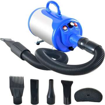 SHELANDY Pet Hair Force Dryer with Heater