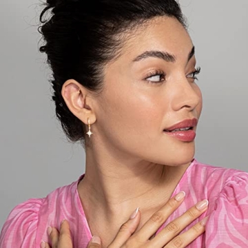 PAVOI 14K Gold Star Huggie Earrings - Stylish & Sustainable