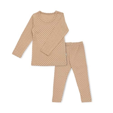 Adorable Polka Dot Pajama Set for Kids - Snug Fit Cotton Sleepwear