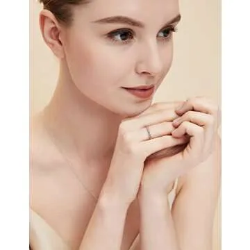 Elegant EAMTI 925 Silver Twist Rope Ring for Stacking