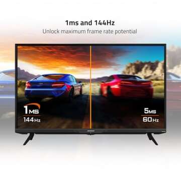 Gigabyte AORUS FV43U 43" 144Hz 2160p HBR3, NVIDIA G-SYNC Compatible, Exclusive Built-in ANC, 3840x2160 Display, 1ms Response Time, HDR, 96% DCI-P3, 1 DisplayPort 1.4, 2 HDMI 2.1, 2 USB 3.0, 1 USB C