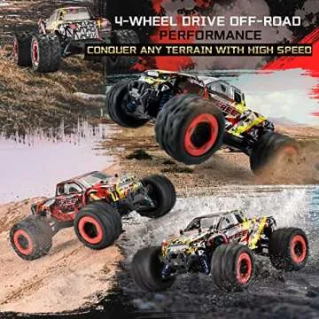 WIAORCHI High Speed 1:18 RC Car - Waterproof Off Road Fun
