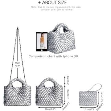 OUYGZOU Woven Bags: Chic Crossbody Fashion Bags for Women