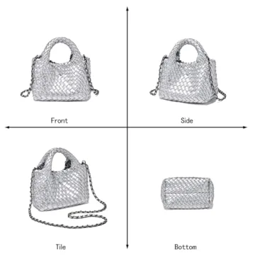 OUYGZOU Woven Bags: Chic Crossbody Fashion Bags for Women
