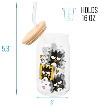 Hello Kitty Badtz-Maru Polaroids Tumbler with Straw