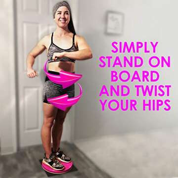 MANYTONEZ Ab Twist Board - Slimming & Core Trainer