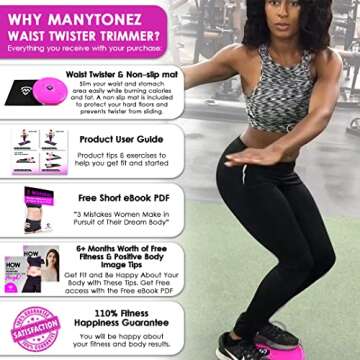 MANYTONEZ Ab Twist Board - Slimming & Core Trainer