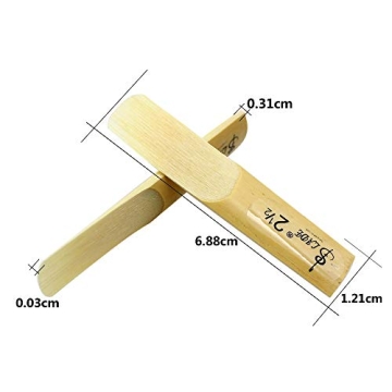 Bb Clarinet Reeds 10 Pack with Portable Case