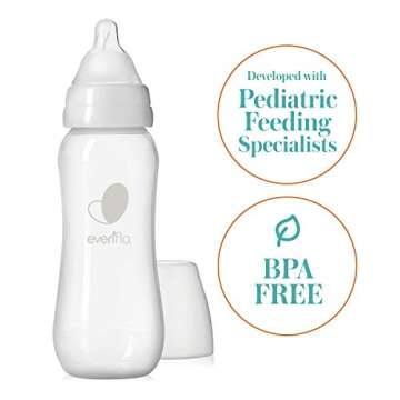Evenflo Feeding Premium Proflo Venting Balance Plus Standard Neck Baby, Newborn and Infant Bottles - Developed by Pediatric Feeding Specialists - 9 Ounce (Pack of 6)