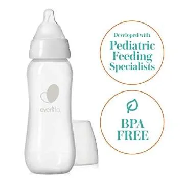 Evenflo Feeding Premium Proflo Venting Balance Plus Standard Neck Baby, Newborn and Infant Bottles - Developed by Pediatric Feeding Specialists - 9 Ounce (Pack of 6)
