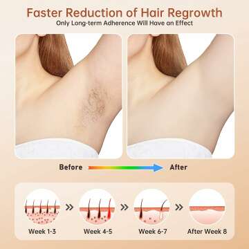 Painless At Home IPL Hair Removal Device for Women