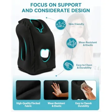 Comfortable JefDiee Inflatable Travel Pillow for Every Journey