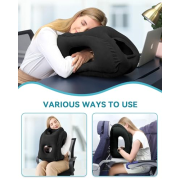 Comfortable JefDiee Inflatable Travel Pillow for Every Journey