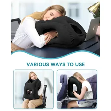 Comfortable JefDiee Inflatable Travel Pillow for Every Journey