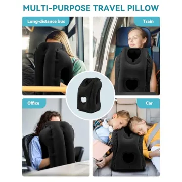 Comfortable JefDiee Inflatable Travel Pillow for Every Journey
