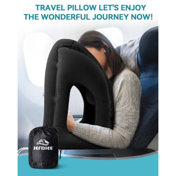 Comfortable JefDiee Inflatable Travel Pillow for Every Journey