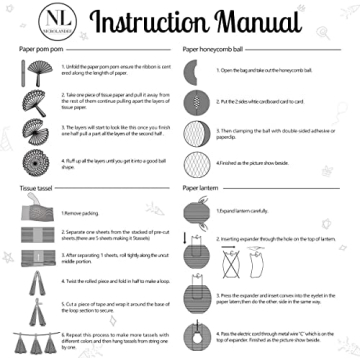 NICROLANDEE Fall Decorations - 15 PCS Autumn Pom Poms Decor