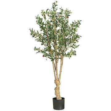 Nearly Natural Olive Silk Tree - 5 Feet of Lifelike Beauty