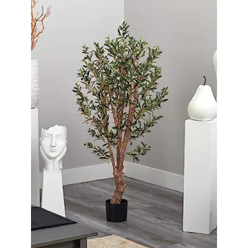 Nearly Natural Olive Silk Tree - 5 Feet of Lifelike Beauty