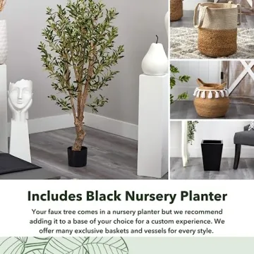 Nearly Natural Olive Silk Tree - 5 Feet of Lifelike Beauty