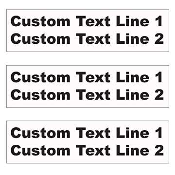 Custom Sign Riders (3 Pcs) | 24x6 inches, Double Sided, 4mm CoroPlast | Personalized with Multiple T...