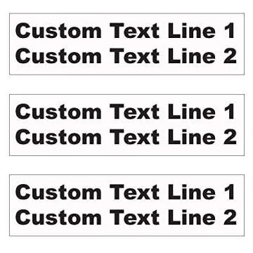 Custom Sign Riders (3 Pcs) | 24x6 inches, Double Sided, 4mm CoroPlast | Personalized with Multiple T...