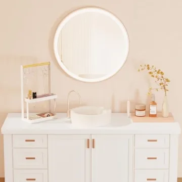 Lolalet Jewelry Organizer Stand - 4-Tier Rack for Necklaces