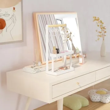 Lolalet Jewelry Organizer Stand - 4-Tier Rack for Necklaces