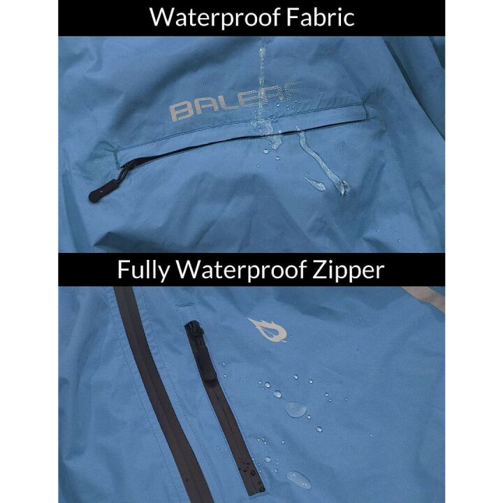 BALEAF Men's Lightweight Waterproof Rain Jacket