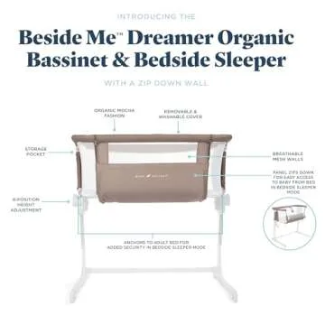 Baby Delight Beside Me Dreamer Bassinet for Newborns