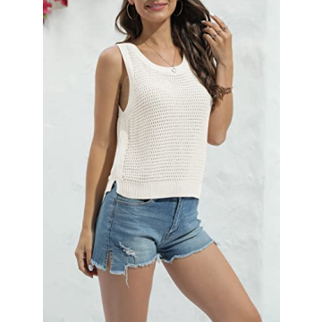 FISACE Summer Knit Tank Top - Stylish & Comfortable