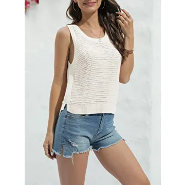 FISACE Summer Knit Tank Top - Stylish & Comfortable