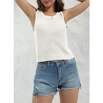FISACE Summer Knit Tank Top - Stylish & Comfortable